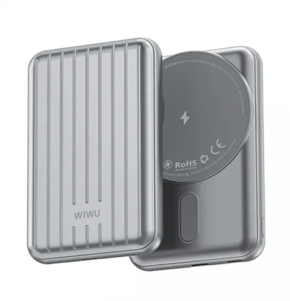 Доп. АКБ WIWU Trunk Series MagSafe 5000mAh 22.5W Silver